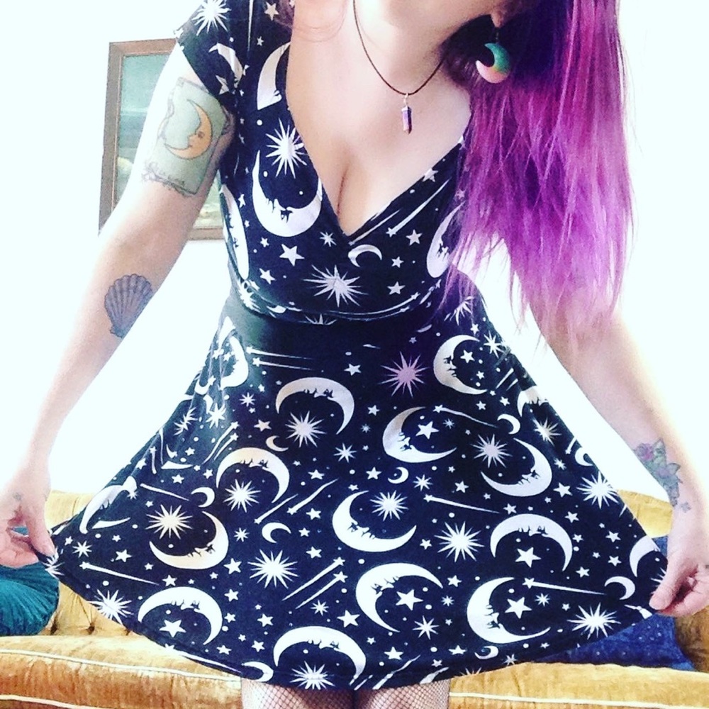 Killstar Skirt and Crop Top Set 🖤